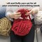 8-Pack Chunky Chenille Yarn – Soft Fluffy Bulky Yarn for Hand Knitting & Crochet, 8 oz / 28 Yards Each, Thick Cozy Yarn for Blankets, Scarves & DIY Crafts (Pink)
